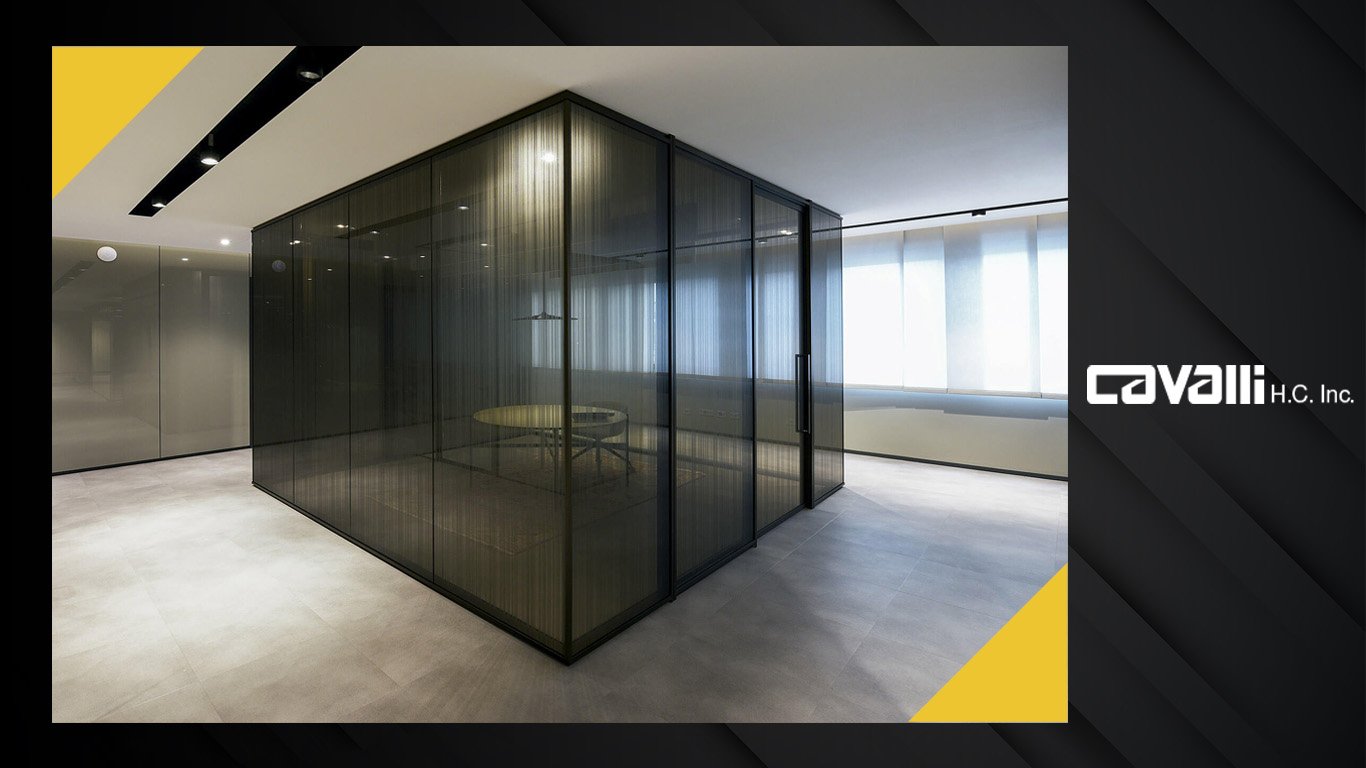 glass partition wall